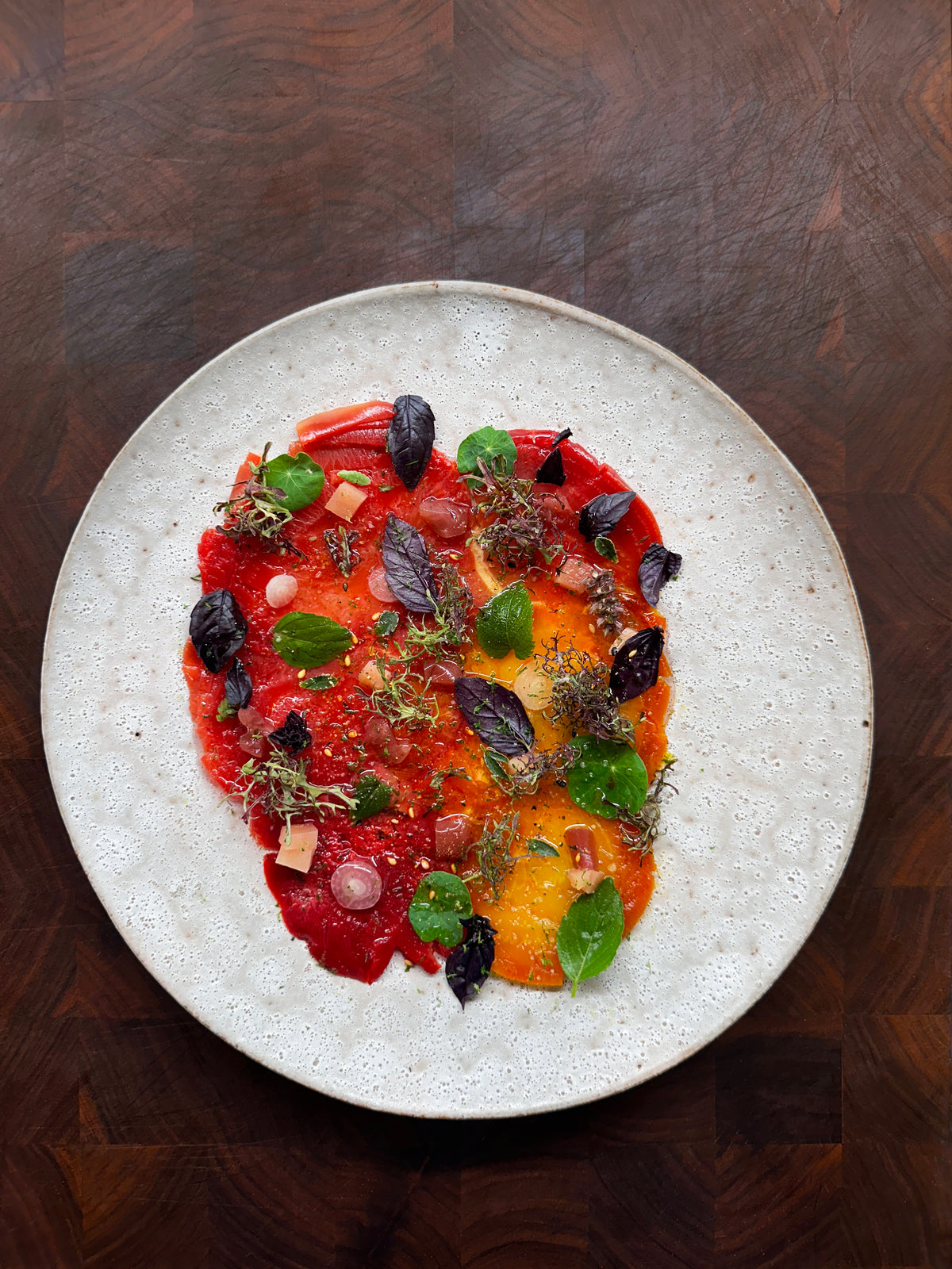 Daniel Benhaim's Beet Carpaccio Daniel Benhaim's Beet Carpaccio