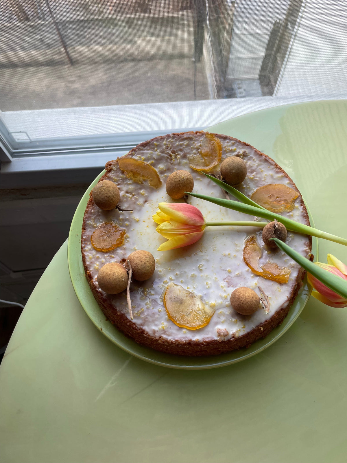 Natasha Pickowicz’s Lemon Glazed Polenta Cake Natasha Pickowicz’s Lemon Glazed Polenta Cake