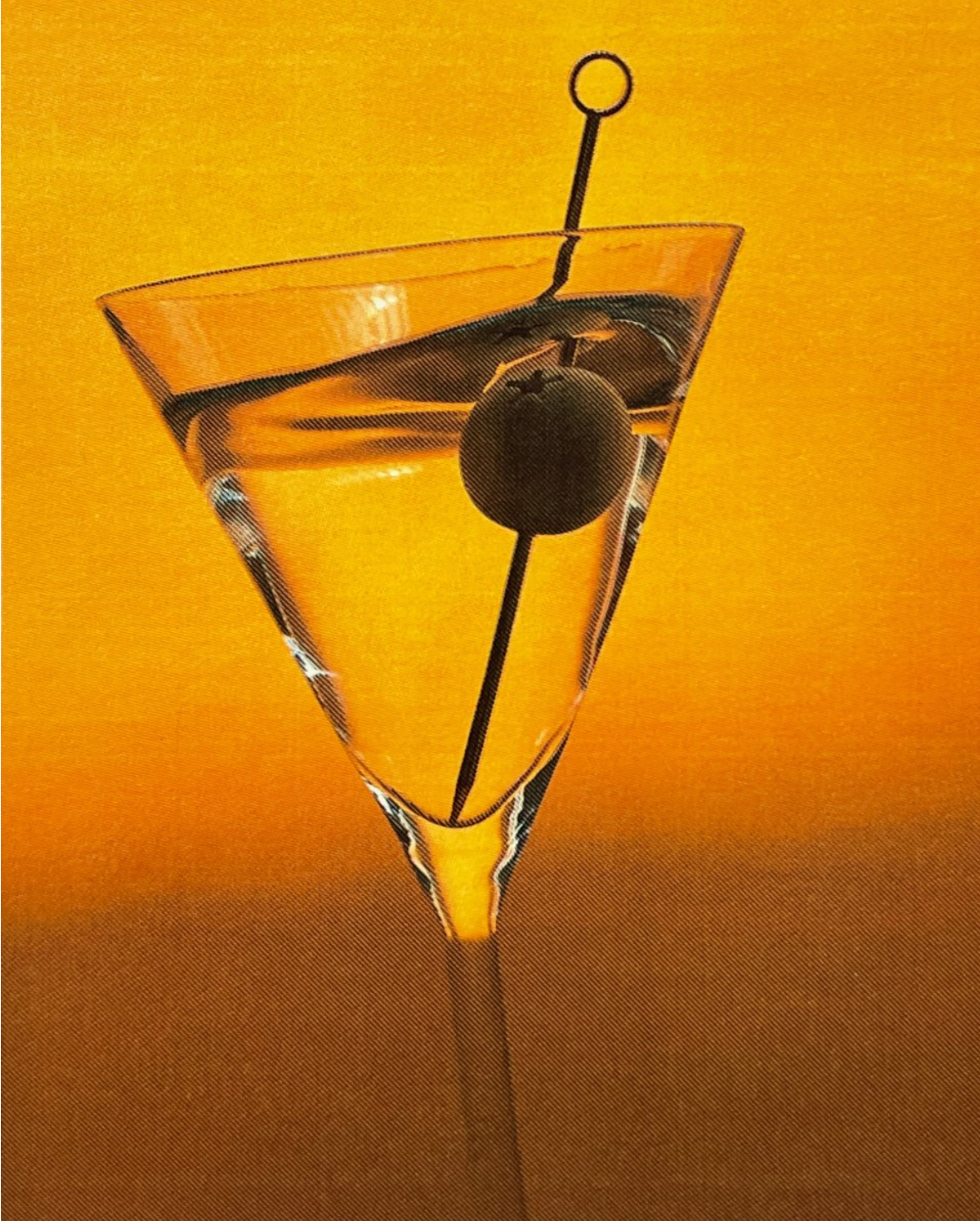 Leslie Kirchhoff's New Year's Eve Dirty Olive Martini