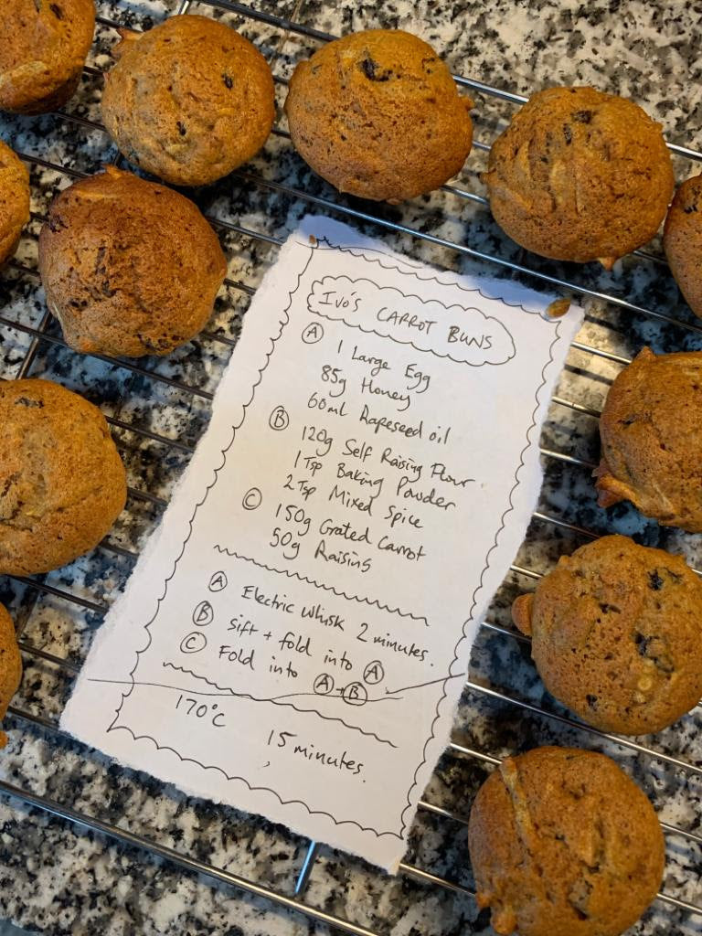 Ivo's Carrot Buns Ivo's Carrot Buns