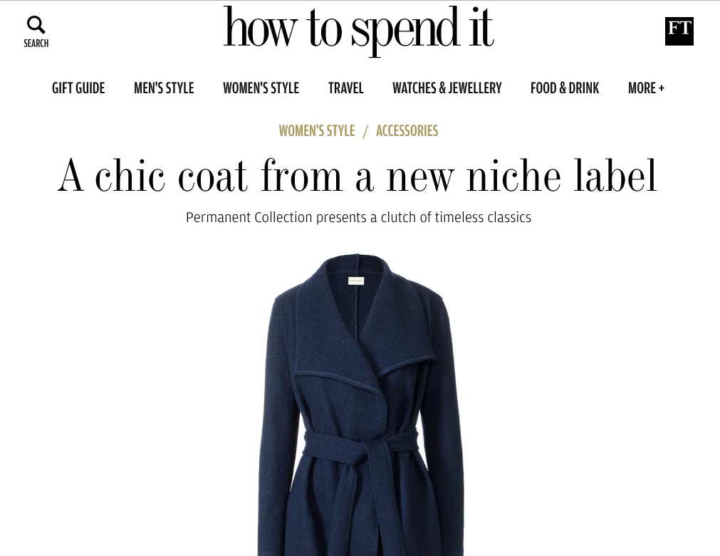 The Financial Times – How to Spend it