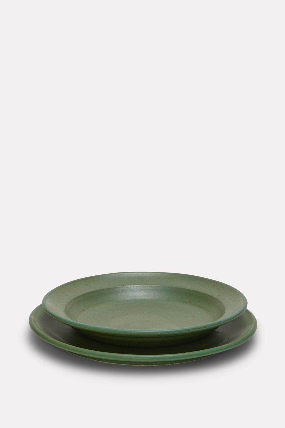 Hand-Thrown Ceramic Plate & Bowl Set