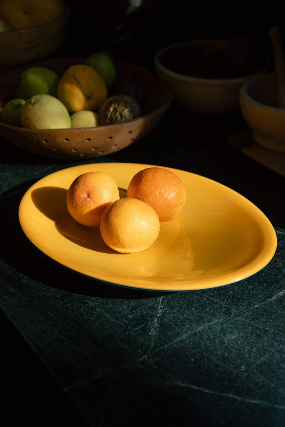 Cedric Mitchell Orange Platter
