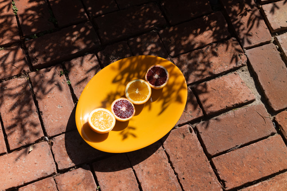 Cedric Mitchell Orange Platter