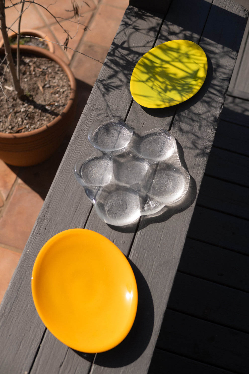 Cedric Mitchell Yellow Platter