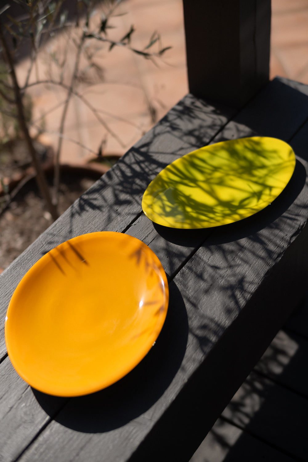 Cedric Mitchell Yellow Platter