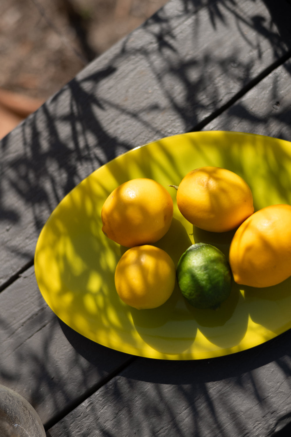 Cedric Mitchell Yellow Platter