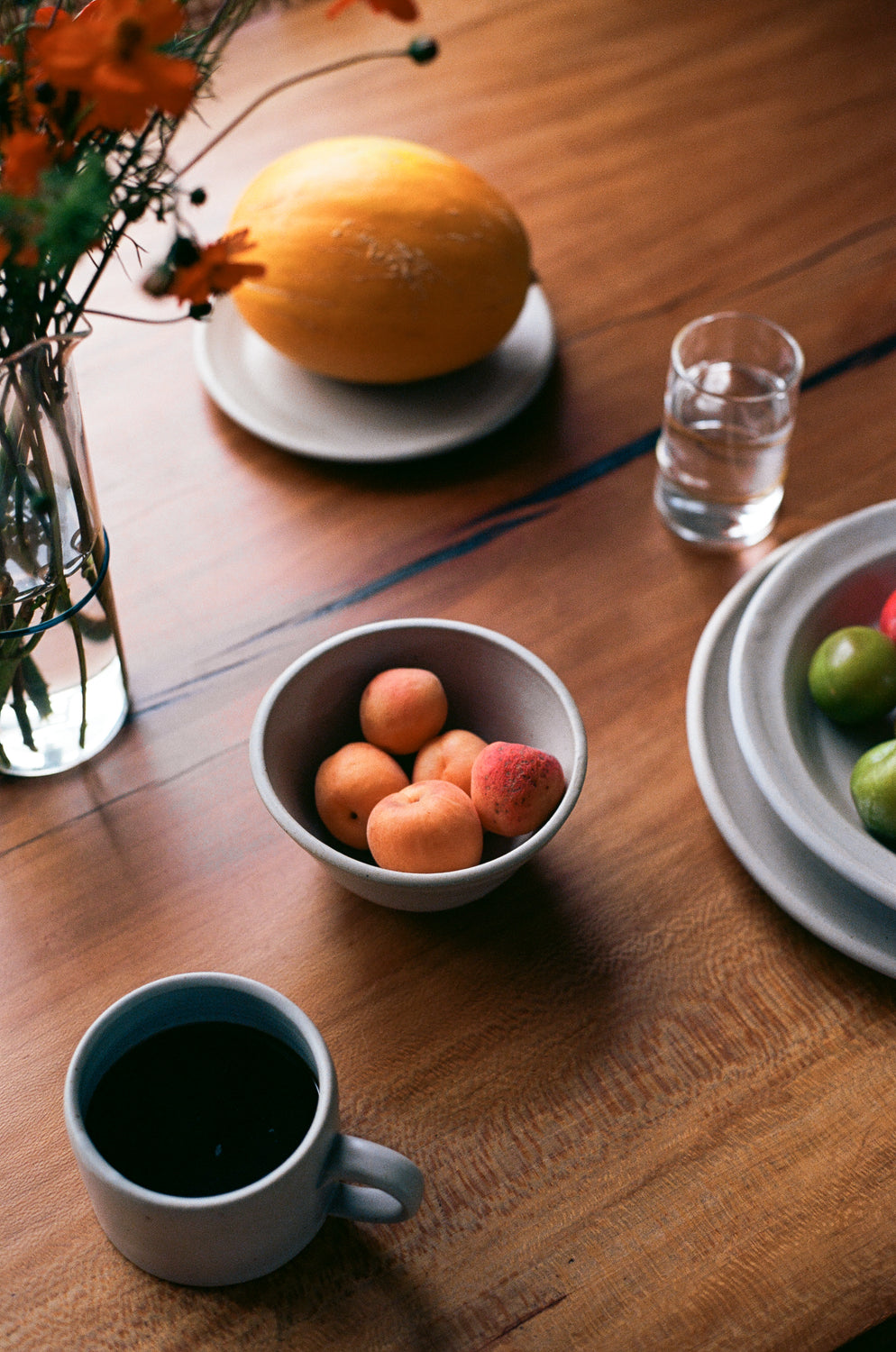 Hand-Thrown Ceramic Cereal Bowl in Oyster Shell