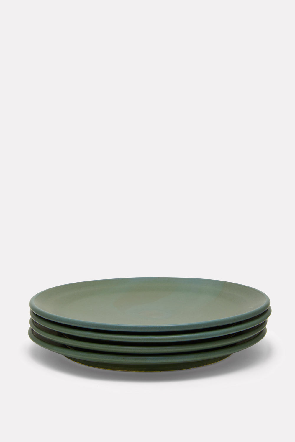 Hand-Thrown Ceramic Plate Set